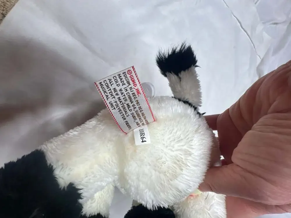 Gund Musical Cow Stuffed Animal Plush Toy